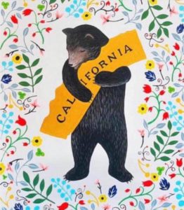 Art work by 3 Fish Studios to raise money for CA wildfires